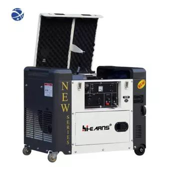 # YUNYI DG6500SE 5 кВт 186FA Однофазный дизельный генератор с верхней крышкой и открытым навесом