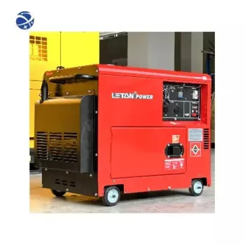 YUNYI LETON POWER Kipor 5 кВт бесшумный дизельный генератор для домашнего использования 5 ква 7 кВА 10 ква 10 ква Электрический небольшой дизельный генератор 1