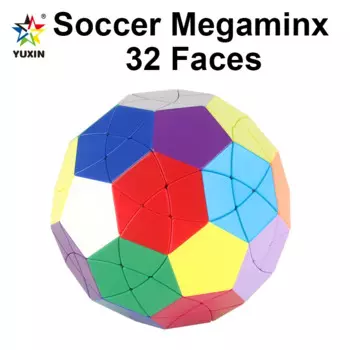 YuXin Soccer магический куб-мегаминкс 32hedron, профессиональный скоростной пазл с 32 лицами, детская игрушка, подарок для игры, специальный скоростной куб, волшебный куб кубик рубика