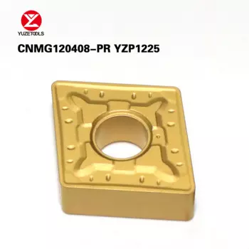 YUZETOOLS 10 шт. CNMG120416PR YZP1225 токарный станок с ЧПУ вольфрамовый резак грубая обработка стали