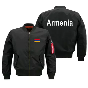 Забавная арменская Военная летная авиационная мужская куртка-бомбер Ma1 уличная ветрозащитная мужская бейсбольная куртка