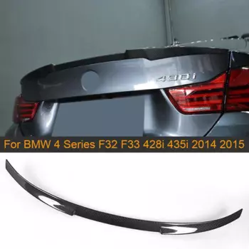 Задний спойлер багажника из углеродного волокна, крыло для BMW 4 серии F32 Coupe, 2-дверный, 14-17 428i 435i, без M4, задний спойлер, крышка багажника, губа