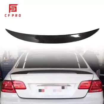 Задний спойлер для багажника из натурального углеродного волокна MP M3 Style, спойлер для багажника на крышу для BMW 3 серии E92 Coupe 2009-2013