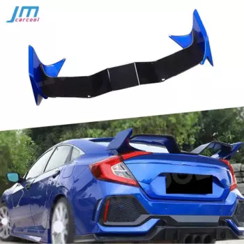 Задний спойлер для багажника, крыло багажника для Honda Civic 10, 4 двери седана 2016-2020, АБС-пластик, украшение для автомобиля, Стайлинг