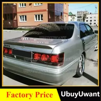 Задний спойлер для TOYOTA CROWN ATHLETE V 2000-2004 года высококачественный глянцевый черный Автомобильный спойлер из АБС-пластика