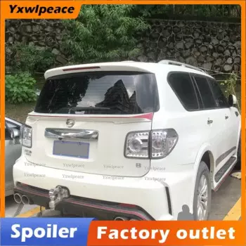 Задний спойлер из АБС-пластика для Nissan патруль Y62 2012 13 14 15 16 17 2018, крышка багажника, автомобильные аксессуары
