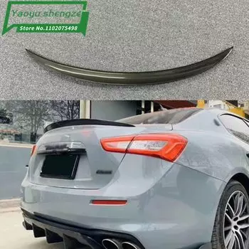 Задний спойлер из углеродного волокна для Maserati ghiсот в стиле крыла Вальда 2014 2015 2016 2017 и выше