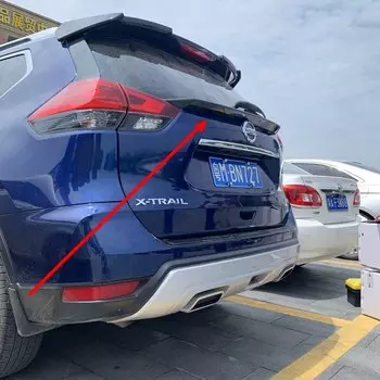 Задний спойлер на крышу для Nissan Rogue X-trail 2014-2019 из АБС-пластика