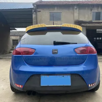 Задний спойлер на крышу для V Olkswagen Seat Leon MK2 хэтчбека ABS глянцевый черный спойлер для автомобиля 2008 2009 - 2012