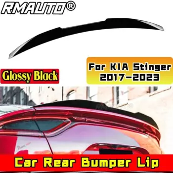 Задний спойлер Stinger для багажника, глянцевый черный спортивный стиль, задний спойлер для крыла багажника для KIA Stinger 2017-2023, автомобильные аксессуары