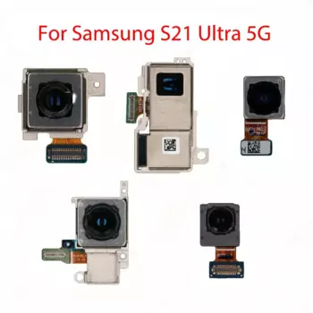 Задняя фронтальная камера для Samsung Galaxy S21 Ultra 5G G998B G998U фронтальная селфи задняя камера Модуль запасные части