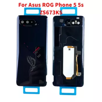 Задняя крышка батарейного отсека с объективом для Asus ROG Phone 5 5s ZS673KS