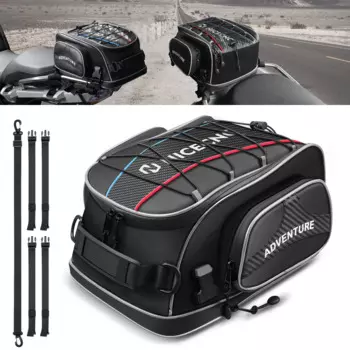 Задняя сумка для мотоцикла 8/15 л для BMW R1200GS R1250GS ADV/LC F700GS F800GS F850GS Dual Sport Moto, верхняя коробка на заднее сиденье, водонепроницаемая