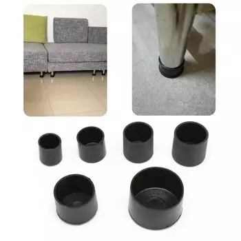 Заглушки для мебели DVOTERW, черные, 4 шт.