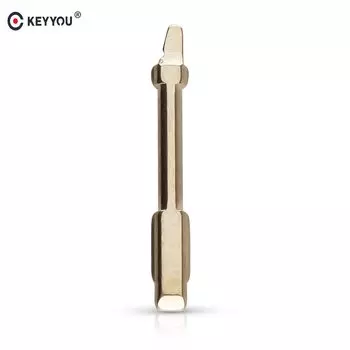 Заготовка для ключа KEYYOU, металлическая, неразрезанная, оригинальная, для автомобиля полотно дистанционного ключа Type #91, для Ford, FO21