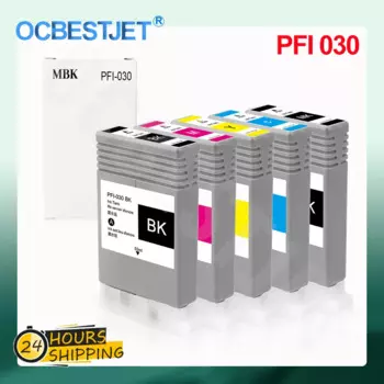 Замена картриджа PFI 030 с пигментными чернилами для принтера Canon PFI030 PFI-030 PFI030MBK ImagePrograf TA-20 ImagePrograf TA-30
