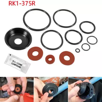 Заменить на Wilkins RK1-375R резиновые детали Ремонтный комплект, подходит для 1 "модели 375 375ST 375XL, включая смазку