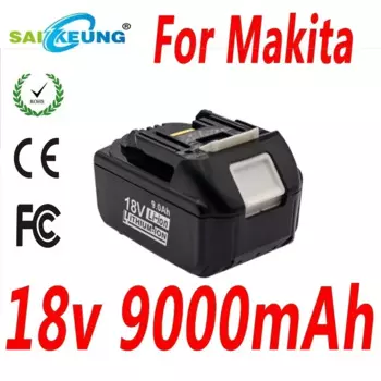 Замените инструмент Makita 18 В BL1850B Аккумулятор 4,0 Ач 6,0 Ач 7,0 Ач 8,0 Ач 9,0 Ач, совместим с BL1840B BL1860B BL1830 BL1815 BL1820