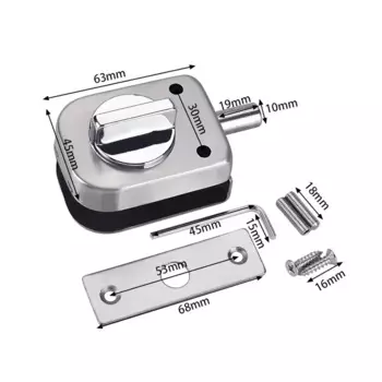 Замок для стеклянной двери Glass Door Lock