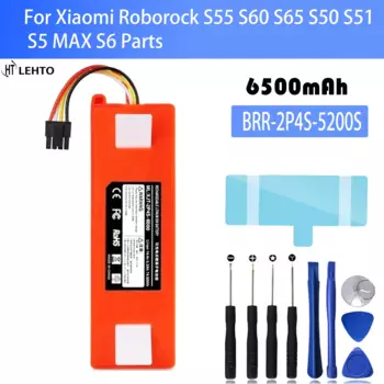 Запасная батарея для робота-пылесоса Xiaomi Roborock S55 S60 S65 S50 S51 S5 MAX S6