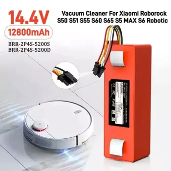 Запасная батарея для робота-пылесоса Xiaomi Roborock S55 S60 S65 S50 S51 S5 MAX S6, 100% оригинал, детали