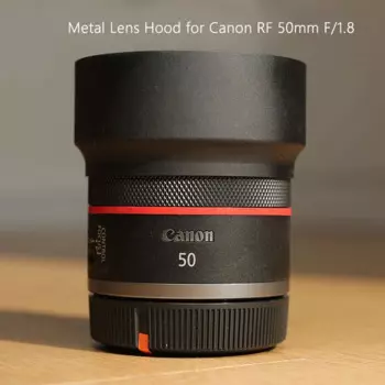 Запасная металлическая бленда для объектива Canon RF 50 мм 1,8 с крышкой