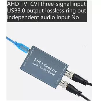 Запасные части Ahd to USB 3.0 Карта видеозахвата 1080P 30Fps HD Карта захвата Live Tvi Cvi Карта видеозахвата Ahd to USB