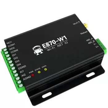 Запасные части, контроллер шлюза захвата краев Wi-Fi IO, Ethernet RS485, 4DI + 2DO + 2AI E870-W1 TCP/UDP/MQTT, протокол Modbus