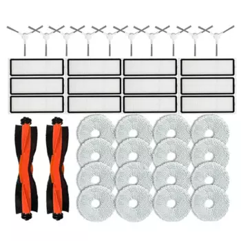 Запчасти для робота-пылесоса X20 +, X10 + / X20 Plus, X10 Plus Mian боковая щетка Hepa фильтр Швабра тканевые прокладки аксессуары