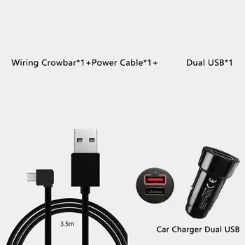 Зарядный кабель для 70mai 4K A800S для 70mai A500S 1S D06 D07 D10 M300 Кабель Micro USB для автомобильного видеорегистратора
