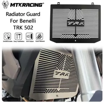 Защита радиатора MTKRACING для мотоциклов Benelli TRK 502 2017-2023, аксессуары для мотоциклов, Защита радиатора, защитная решетка, крышка гриля