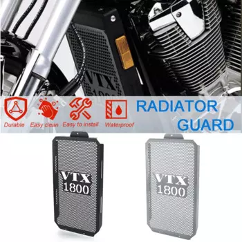 Защитная крышка радиатора для мотоцикла Honda VTX 1800 C F N R S T VTX1800 2002 2003 2004 2005 2006 2007 2008