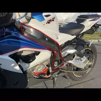 Защитная панель боковой рамы для мотоцикла из углеродного волокна для BMW S1000RR 2009 -2014 S1000 RR