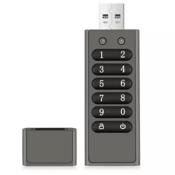 Защитный USB-накопитель Volkcam 32 ГБ, зашифрованный USB-накопитель, аппаратное обеспечение, пароль, карта памяти с клавиатурой, U-диск, флэш-накопитель