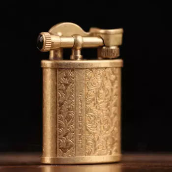 Зажигалка Monsoon, индивидуальная керосиновая Зажигалка в стиле ретро, топливная зажигалка с масляной бутылкой, набор JF-018-2
