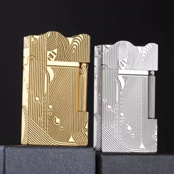 Зажигалка ручной работы из чистой меди, зажигалка для сигарет со звуком русалки, с открытым огнем, инструменты, роскошные аксессуары для курения