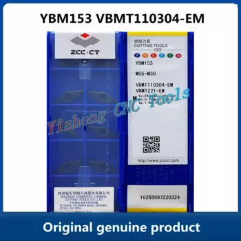 ZCC CT карбидная вставка CNC высококачественный токарный станок EM YBM153 VBMT110304-EM YBG205
