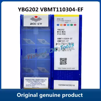ZCC CT карбидная вставка, токарный станок с ЧПУ YBG202 VBMT110304-EF YBG205