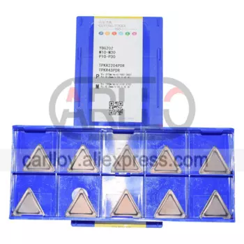 ZCC TPKR 2204PDR YBG202 TPKR2204PDR твердосплавная треугольная режущая пластина для фрезы