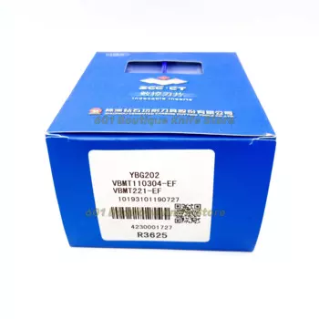 ZCCCT 10 шт. карбидная вставка CNC качественный токарный станок EF YBG202 VBMT110304-EF YBG205