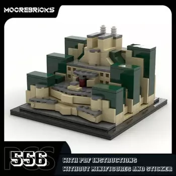 Здание Лондона MOC SIS, Офисная архитектура, искусственная фотография, детская игрушка, подарок на день рождения