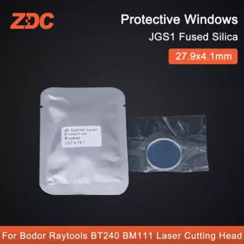 ZDC 100 шт./лот волоконный лазерный объектив защитные окна 27,9x4,1 волоконный лазер WSX Precitec Raytools Bodor BT220 BT240 BM111 лазерная головка