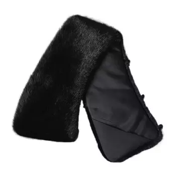 ZDFURS * 100% натуральный меховой воротник из натуральной норки для мужчин и женщин, зимнее пальто, шарф, аксессуары, Женская куртка, меховой воротник, черный, кофейный