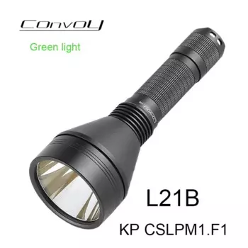 Зеленый свет Convoy L21B KP CSLPM1.F1 Светодиодная мощная вспышка 21700, фонарик дальнего действия, лампа для кемпинга, охоты