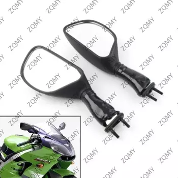 Зеркало заднего вида для мотоцикла, боковые зеркала для Kawasaki 1998 1999 2000 2001 2002 ZX6R 98-03 ZX9R и 2006 2007 2008 Ninja 650R