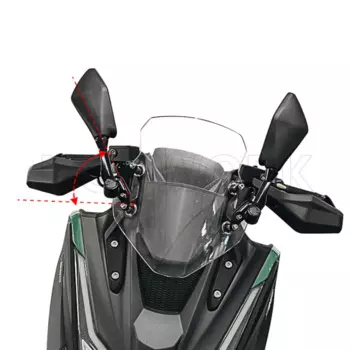 Зеркало заднего вида для мотоциклов, складное, для Kymco xdigits350