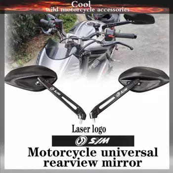 Зеркало заднего вида Универсальное большого размера для мотоцикла SYM HUSKY ADV XS150 JOYMAX Z XS300T