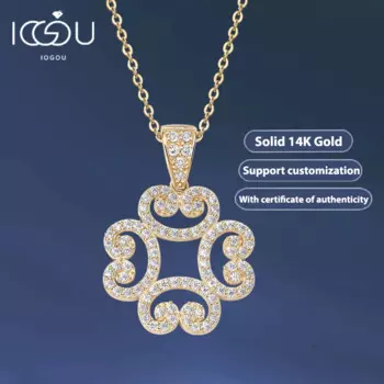 Женская цепочка из серебра 925 пробы с фианитом, 14 к