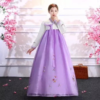 Женская винтажная одежда Hanbok, традиционная корейская одежда для взрослых, женские корейские танцевальные костюмы, вышитые этнические азиатские костюмы