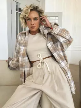 Женская винтажная рубашка Bornladies с длинным рукавом, Женская Весенняя модная повседневная офисная однобортная блузка с отложным воротником